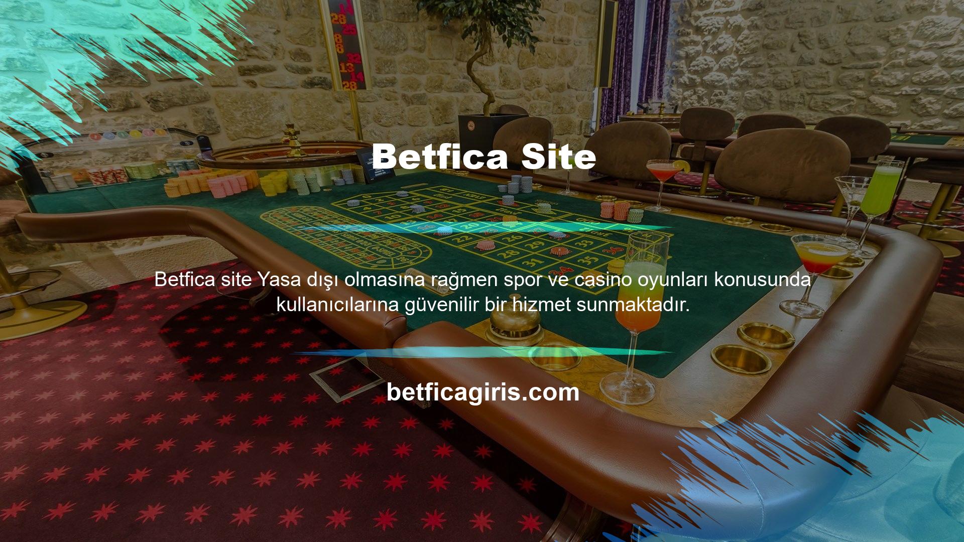 Betfica, canlı bahis sitelerinin kullanıcılarına bu tür hizmetleri sağlamak için hemen her kategoriden lisanslı şirketlerle çalışmaktadır
