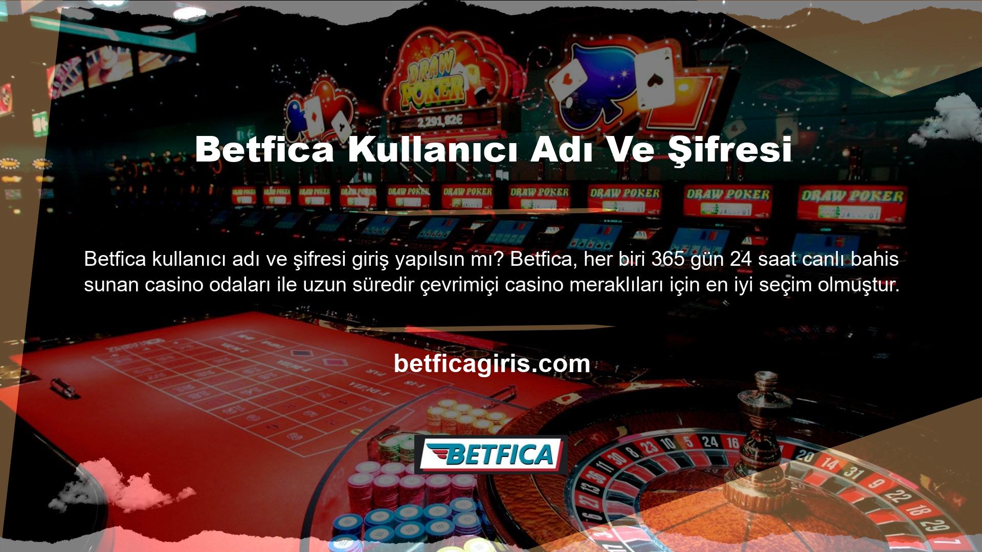 Türkiye'de casino ve canlı casino faaliyetlerine yönelik kısıtlamalar nedeniyle Betfica sitesine erişim sağlanamayabilir