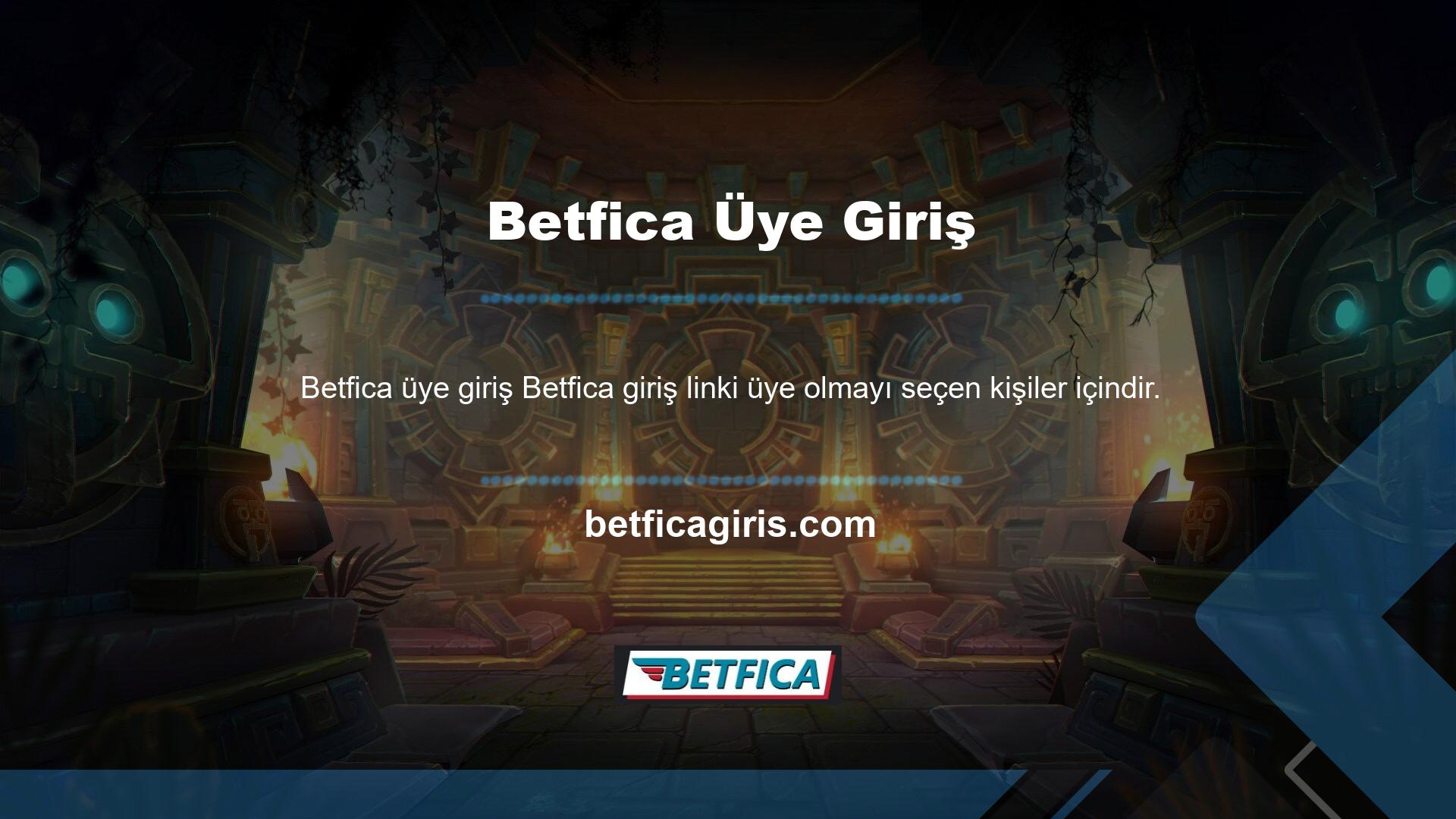 Üye olmayı seçtiyseniz ve Betfica yeni giriş yaptıysanız ancak henüz yaş sınırına ulaşmadıysanız, sizinle paylaştığımız kayıt URL'sini hemen işaretleyebilirsiniz